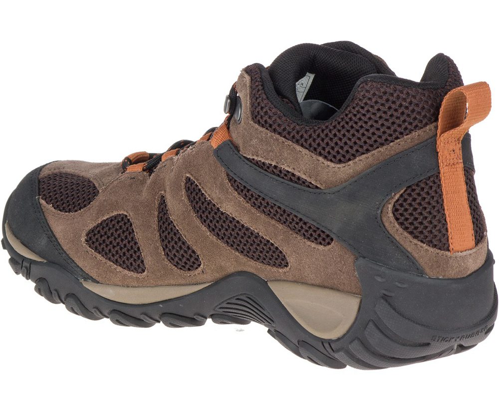 Botas Homem - Merrell Yokota 2 Mid Waterproof - Marrom - CLG397012